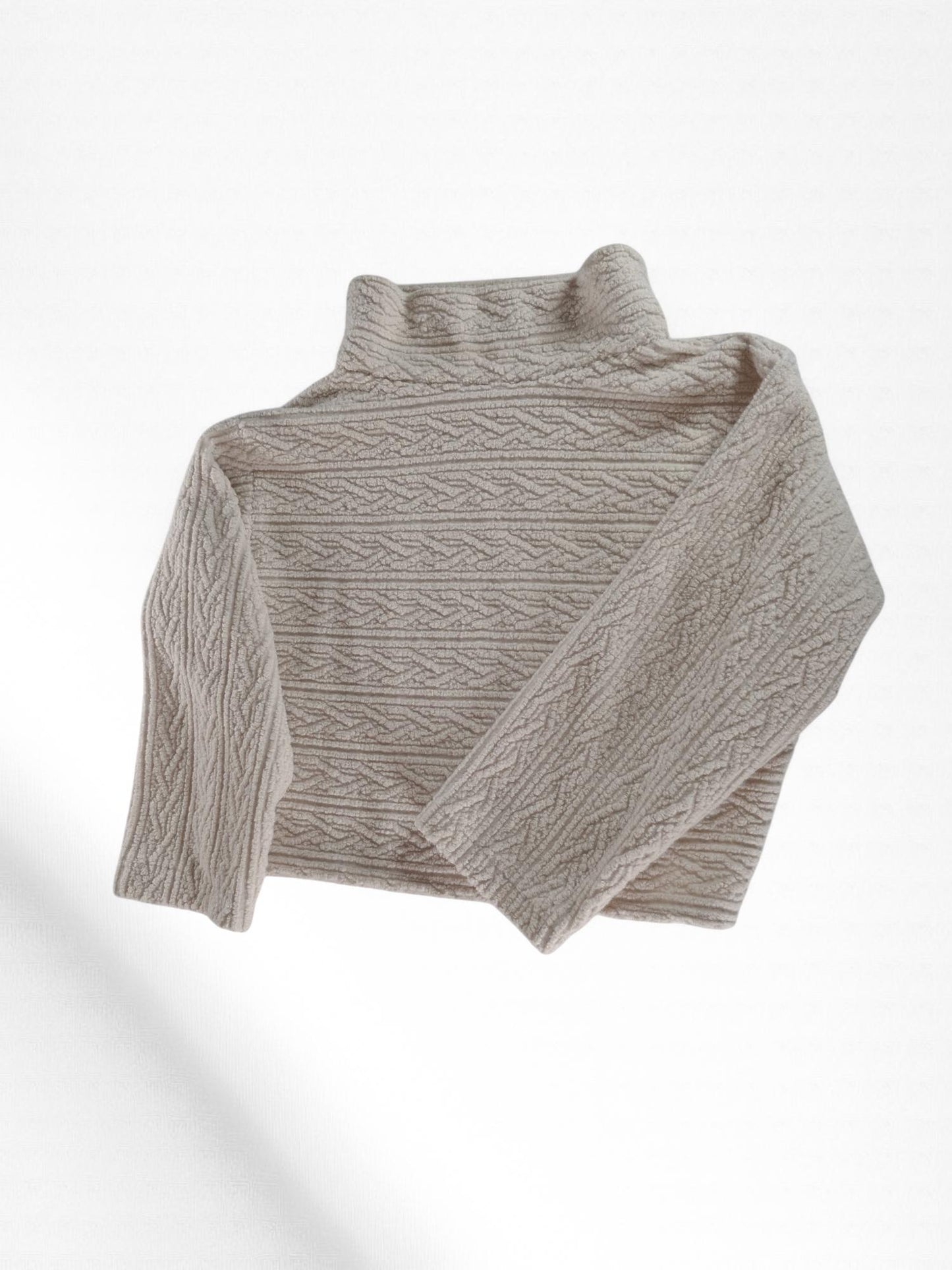 Pull "Rose" fait main en France