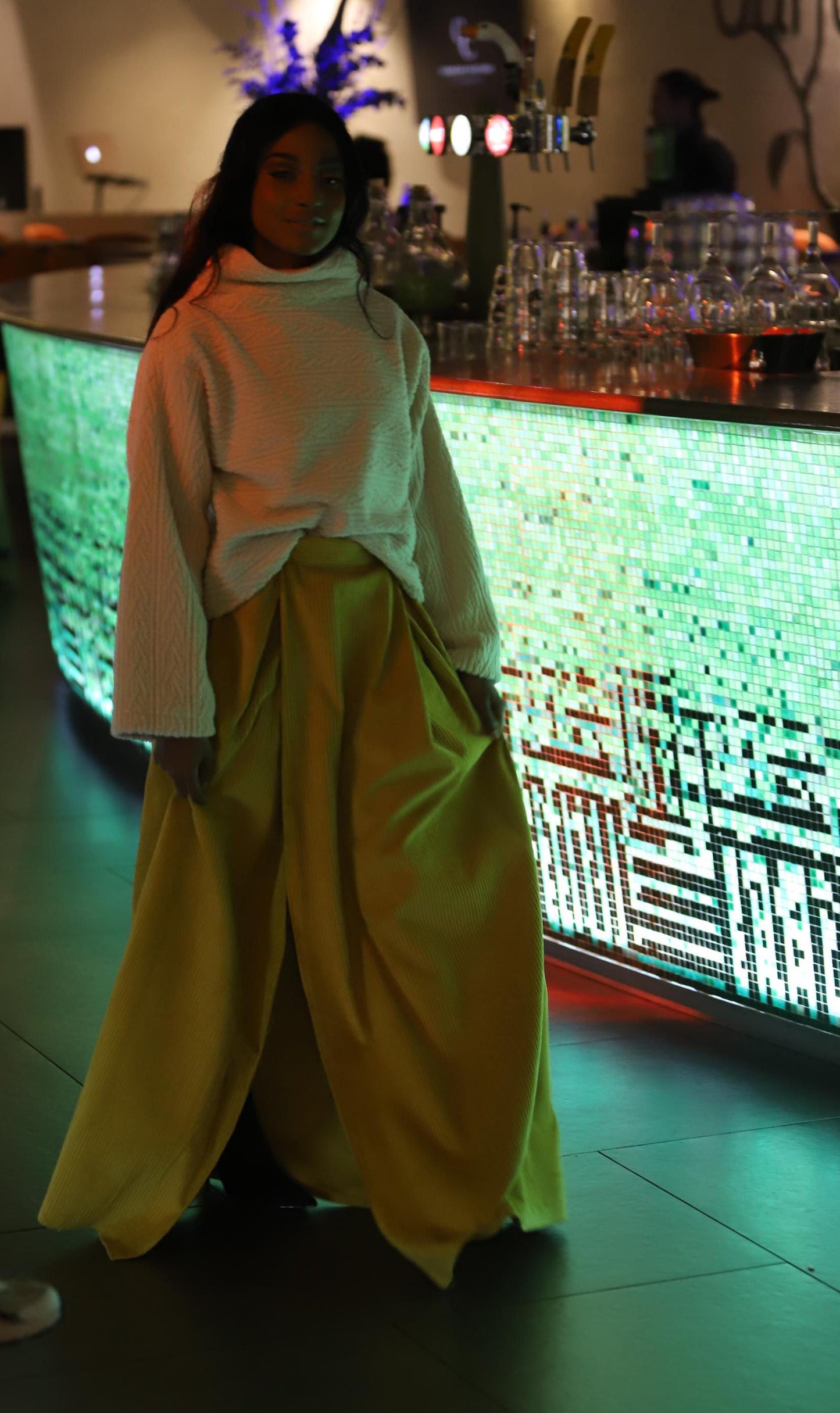 Jupe longue  Jenna faite main en France