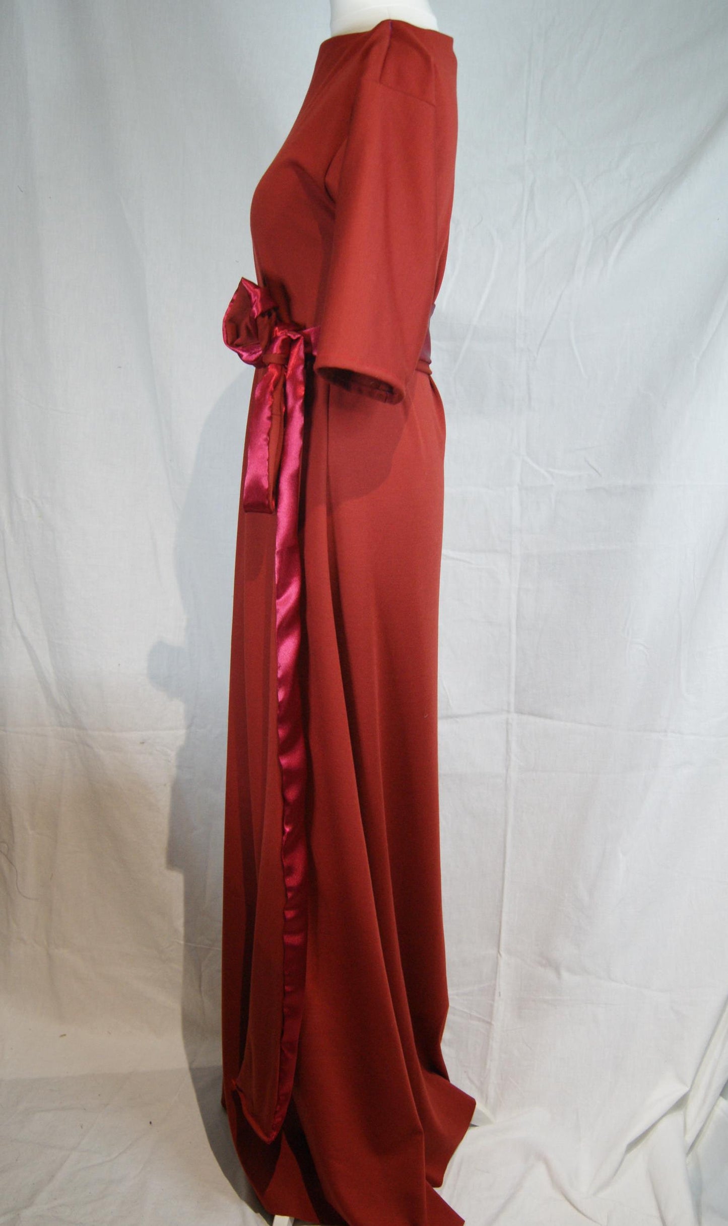 Robe Tsingy rouge, faite main en France