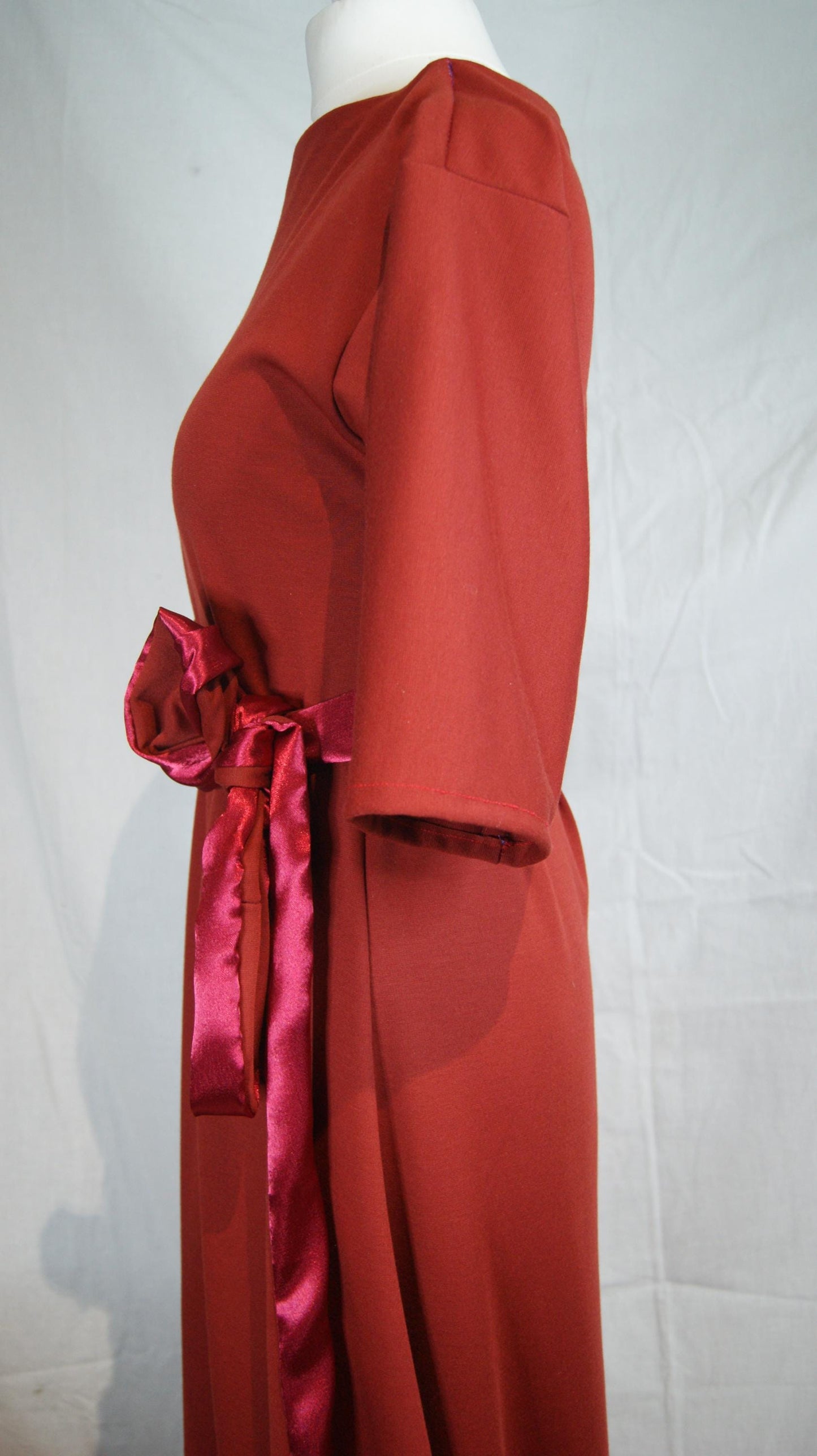 Robe Tsingy rouge, faite main en France