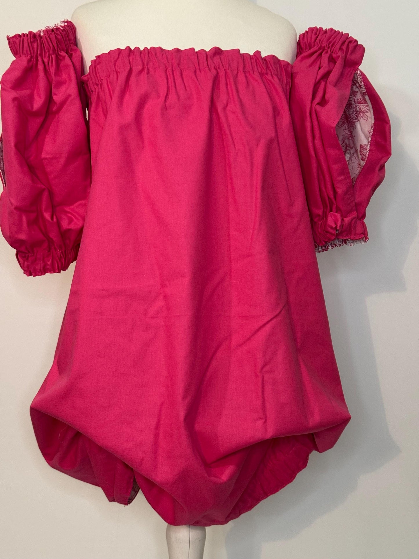 AUDACE - Robe bustier fuchsia "Gloria"