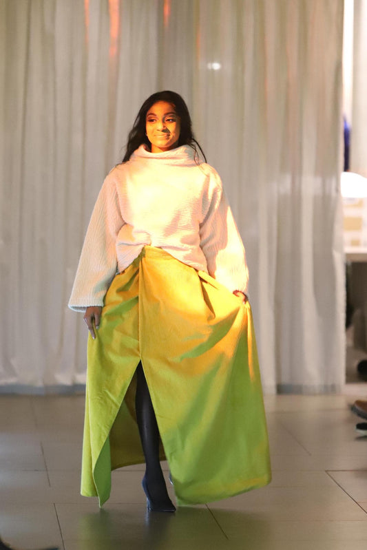 Jupe longue  Jenna faite main en France